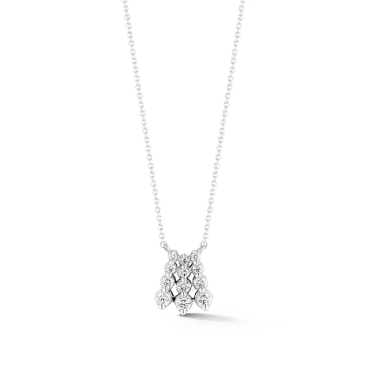 14K Gold Vivian Lily Graduating Diamond Necklace- Online Only