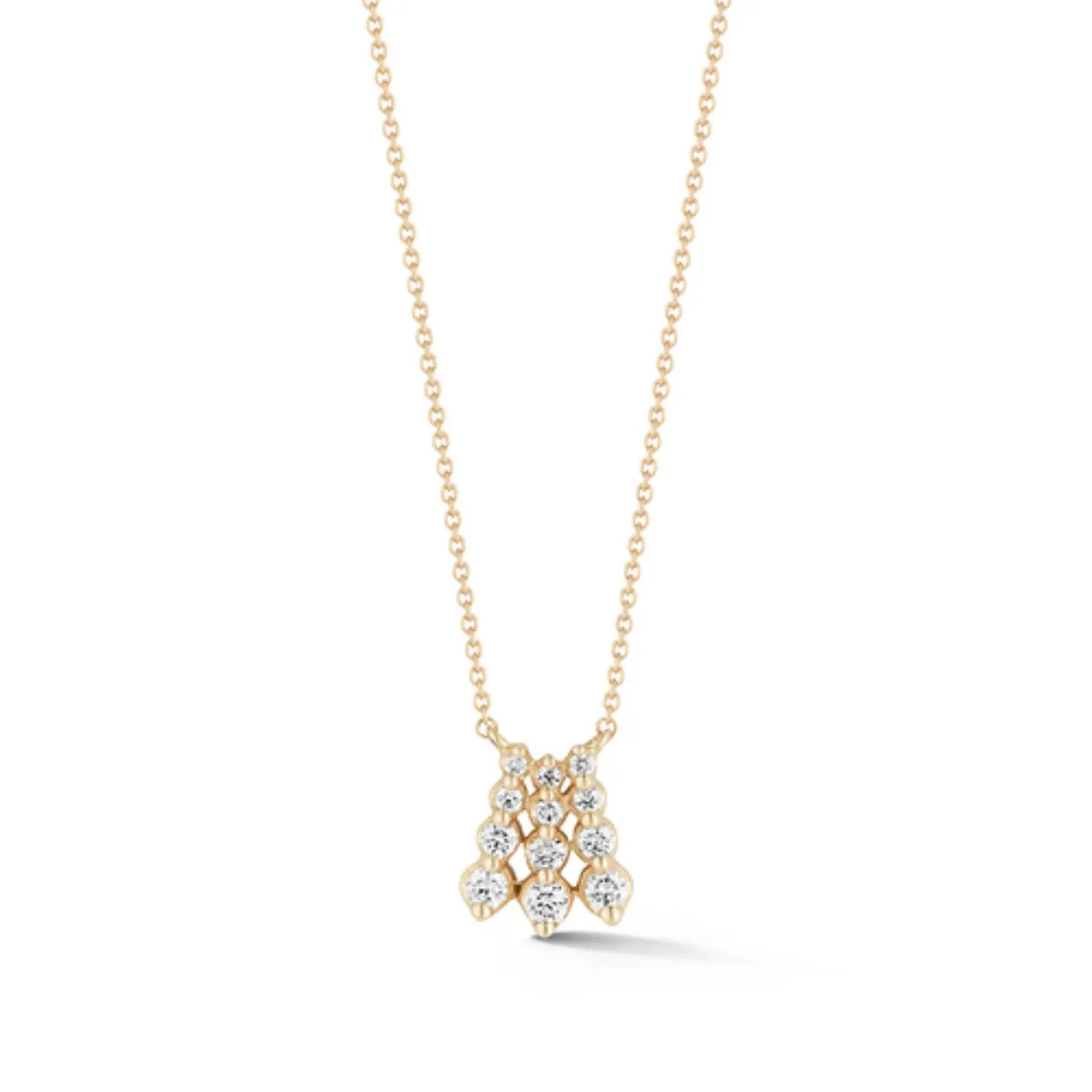 14K Gold Vivian Lily Graduating Diamond Necklace- Online Only