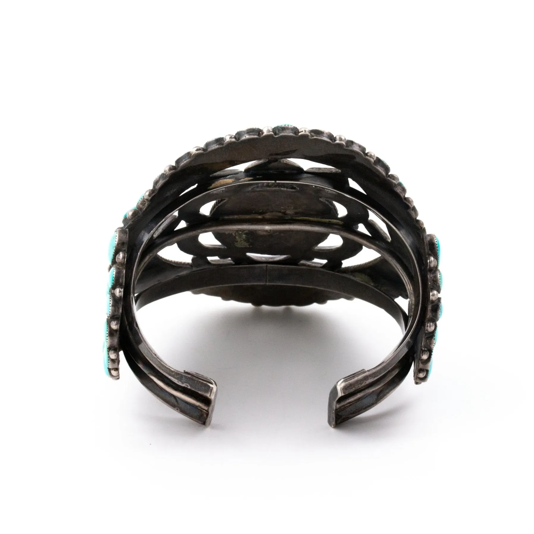 1940s Cluster Turquoise Zuni  Cuff