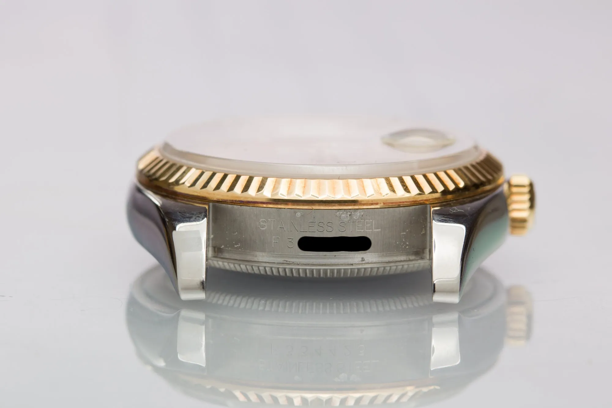 2005 Rolex 18k/St Datejust 116233 Champagne Stick Dial Box And Papers