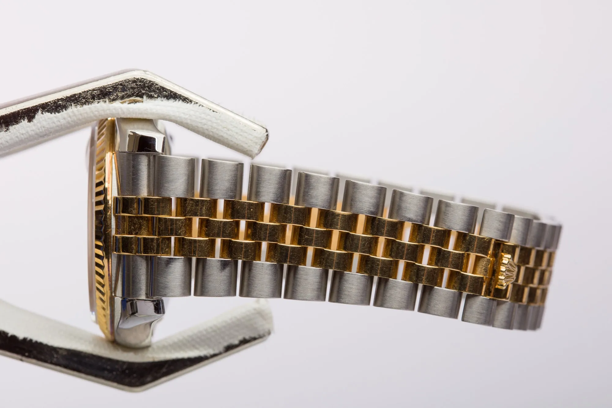 2005 Rolex 18k/St Datejust 116233 Champagne Stick Dial Box And Papers