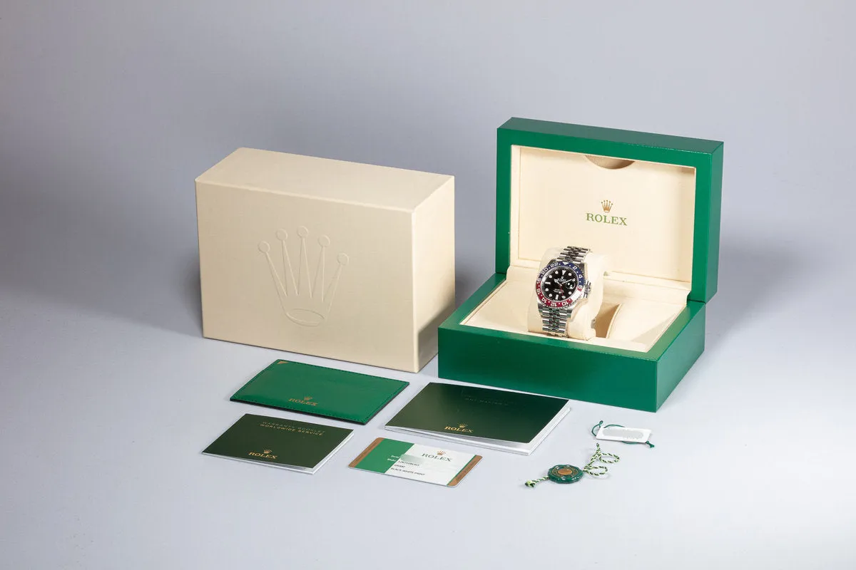 2019 Rolex GMT-Master II 126710BLRO with Box & Card