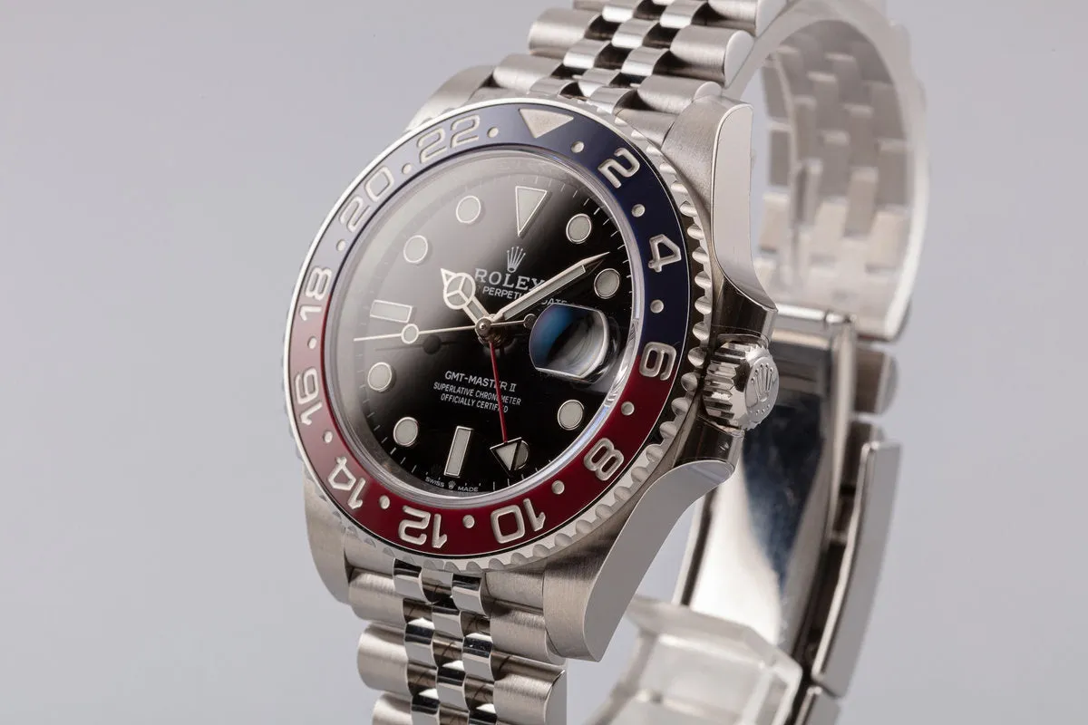 2019 Rolex GMT-Master II 126710BLRO with Box & Card
