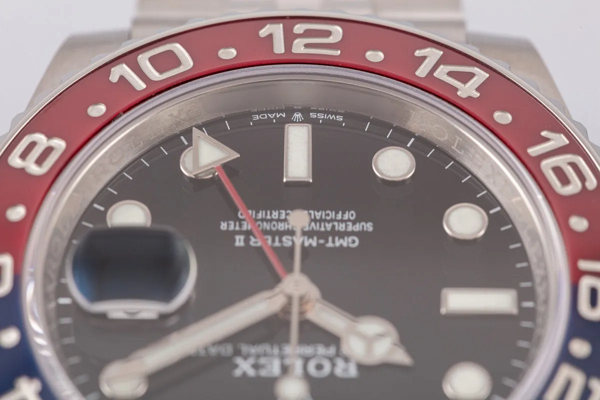 2019 Rolex GMT-Master II 126710BLRO with Box & Card