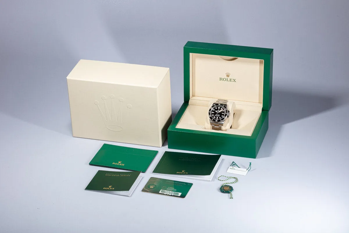 2021 41mm Rolex Submariner No-Date 124060 with Box & Card