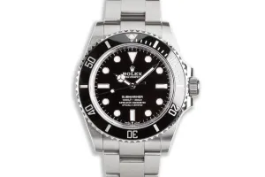 2021 41mm Rolex Submariner No-Date 124060 with Box & Card