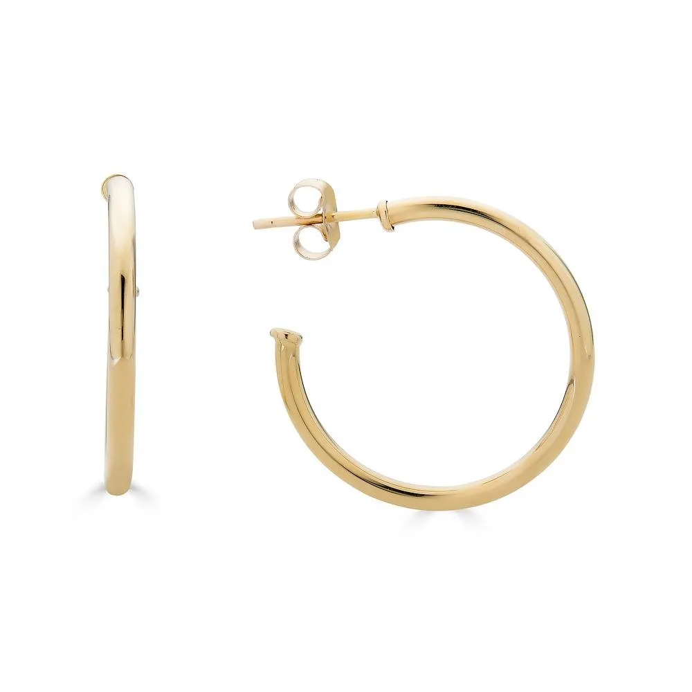 20mm Gold Hoop Earrings