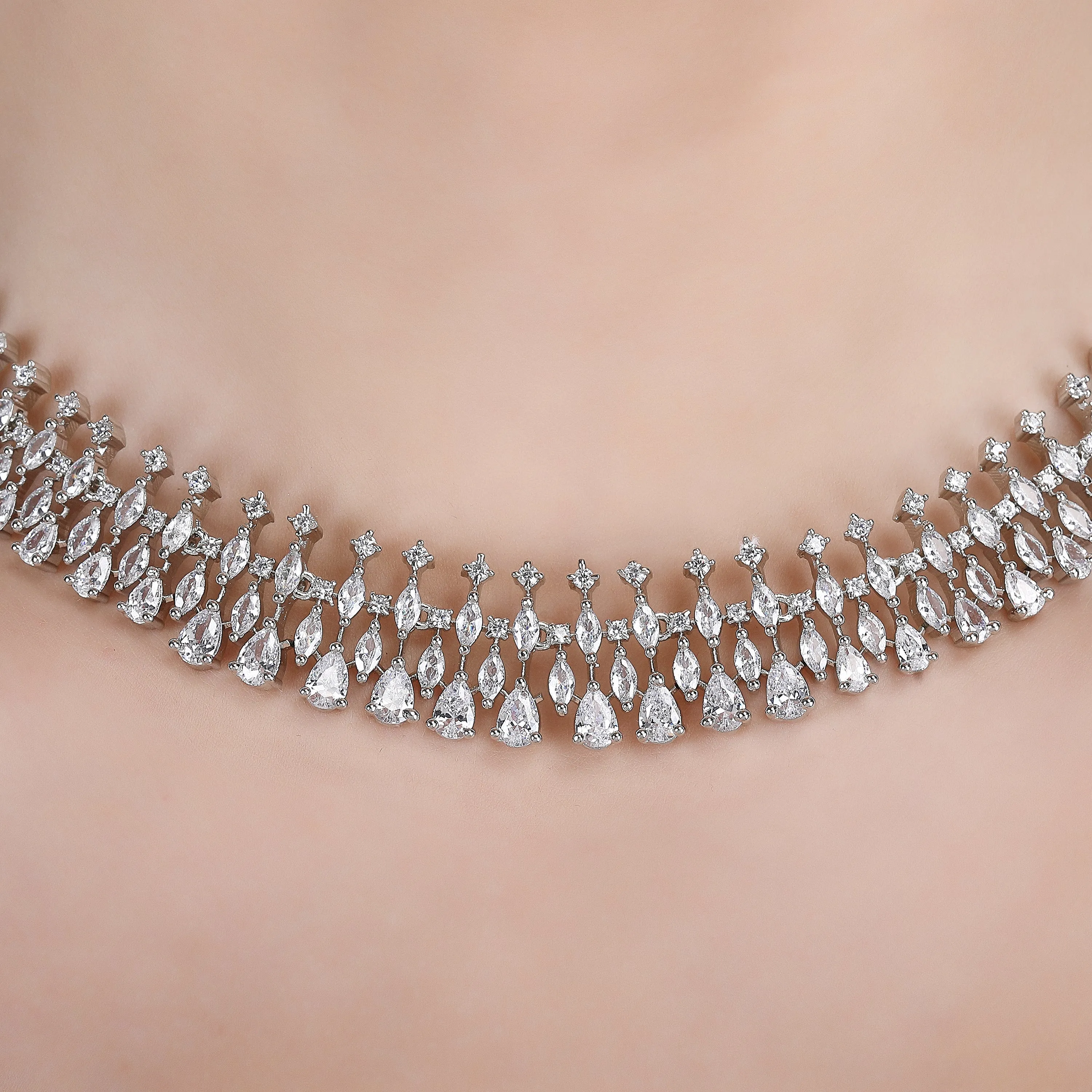 Amrita Zircon Necklace Set