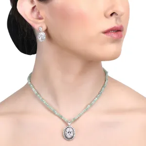 Anisha Zircon Pendant Set