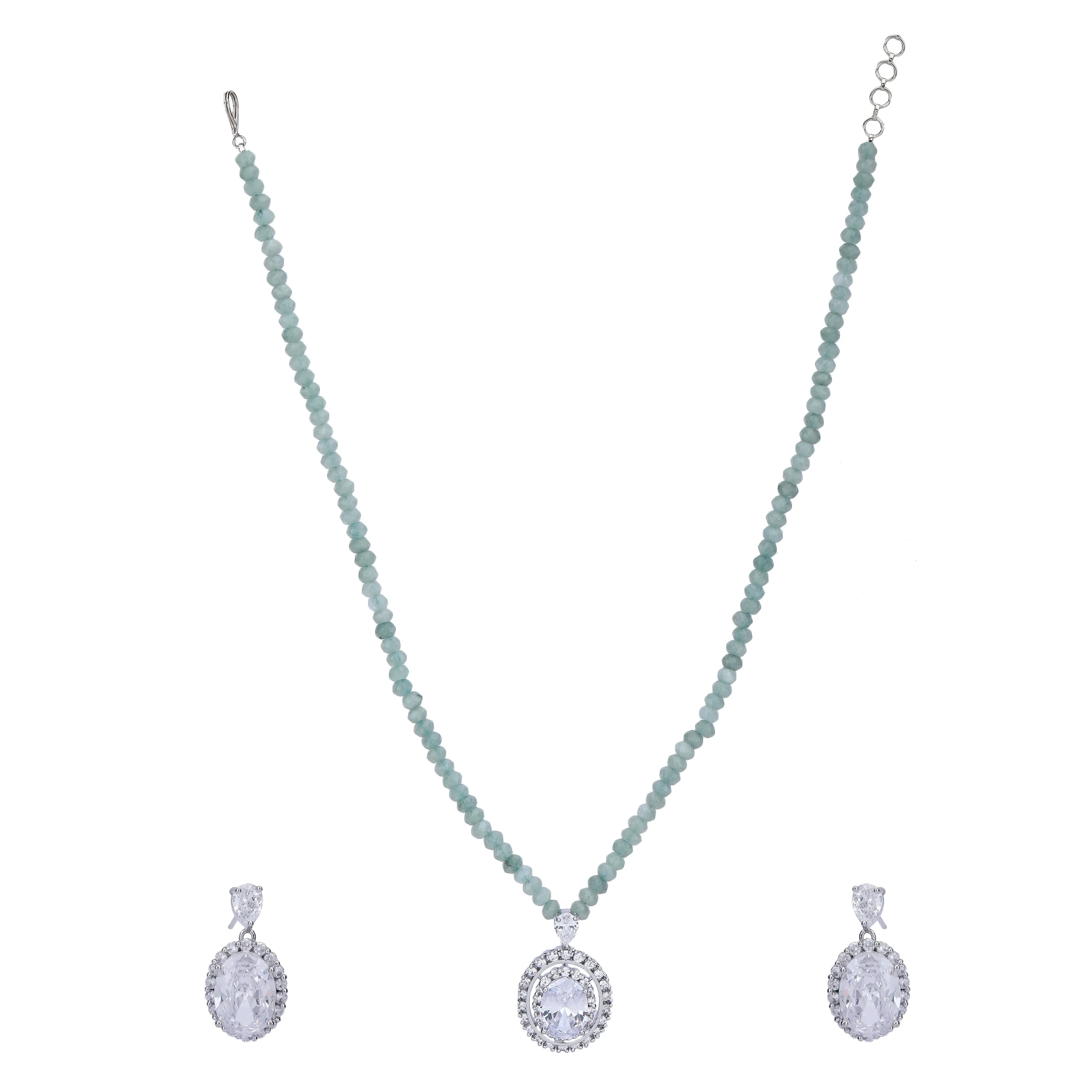 Anisha Zircon Pendant Set