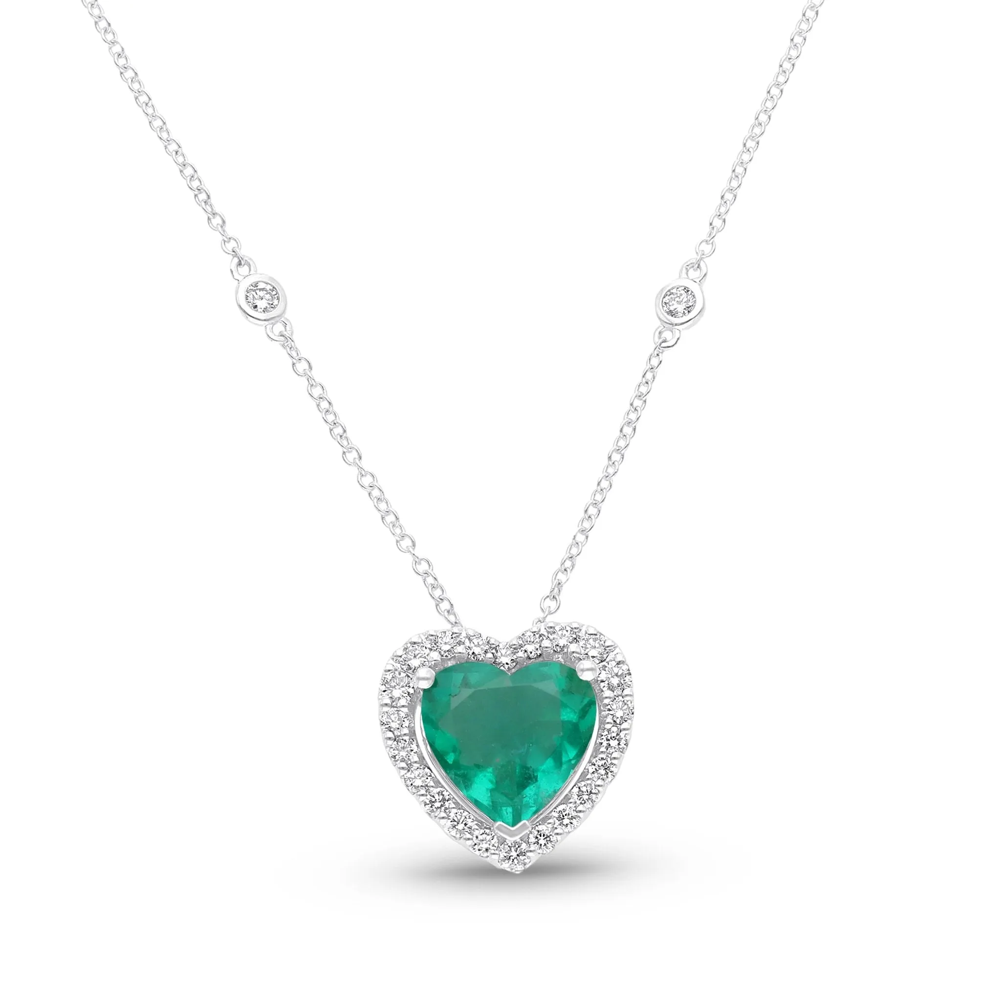 Ardent Heart II Necklace - WG