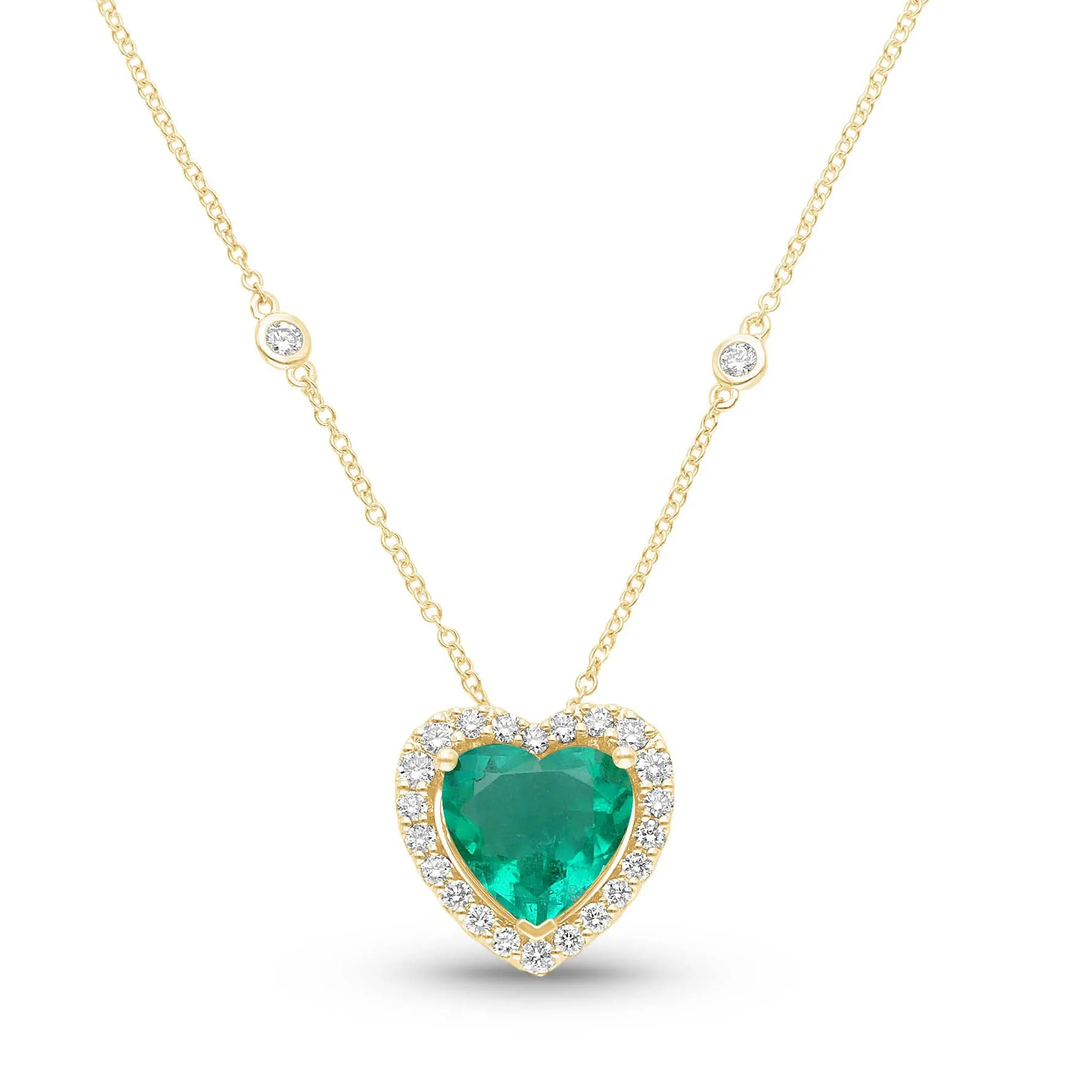 Ardent Heart II Necklace - WG