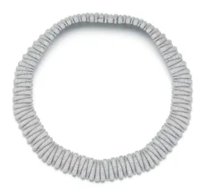 Artiglio White Diamond Tapered Link Stretch Necklace