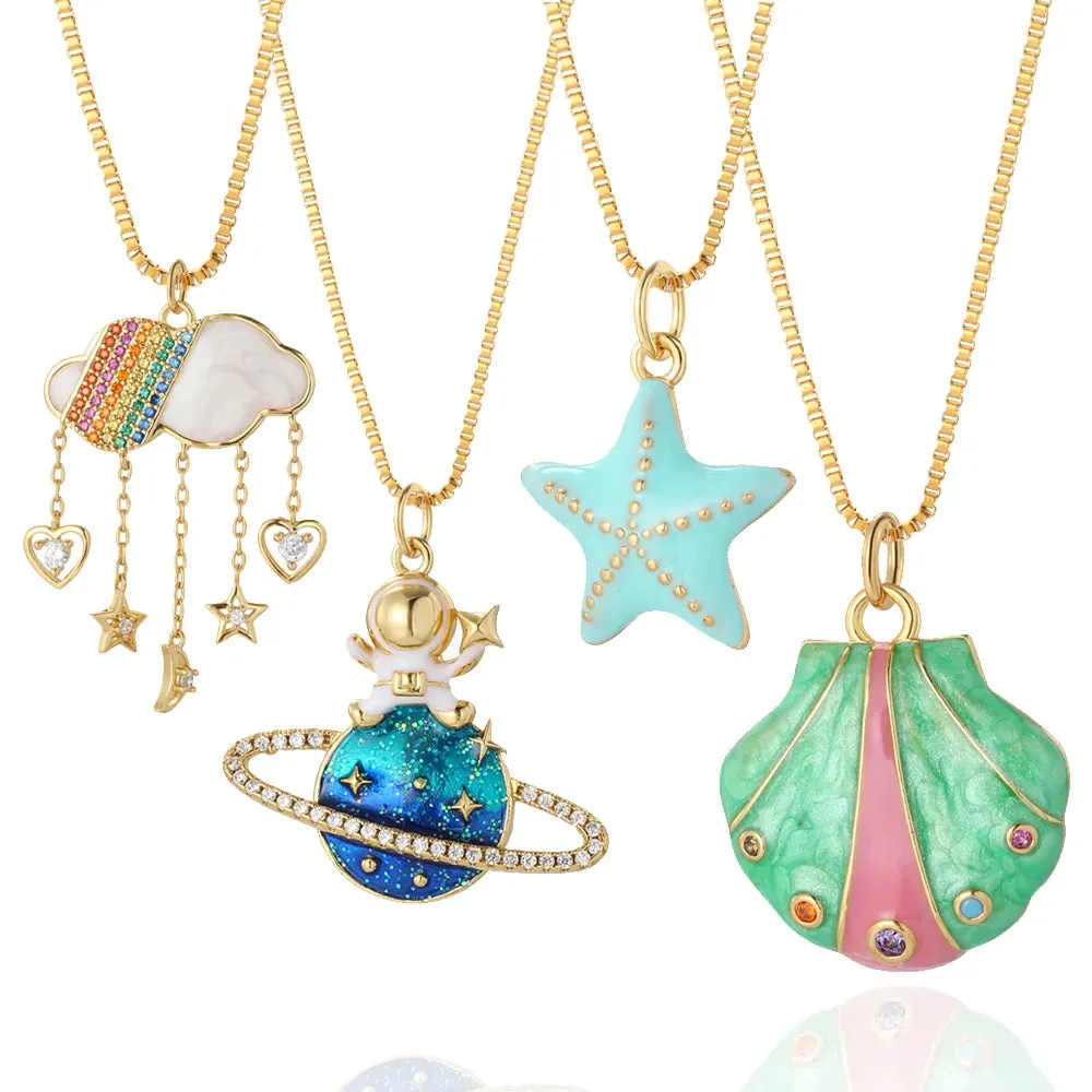 Atmospheric Charm Necklace