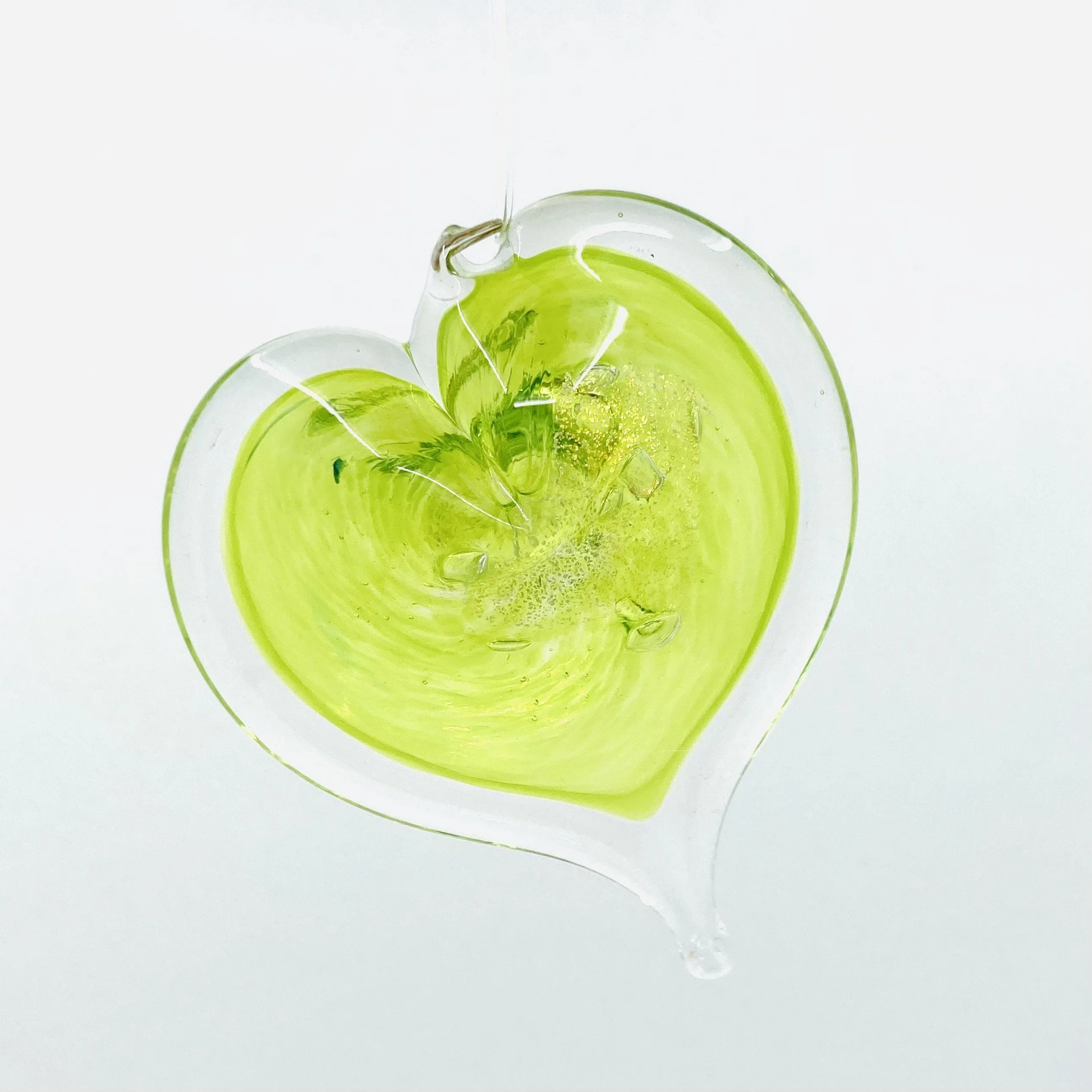 August Birthstone Small Heart- Peridot
