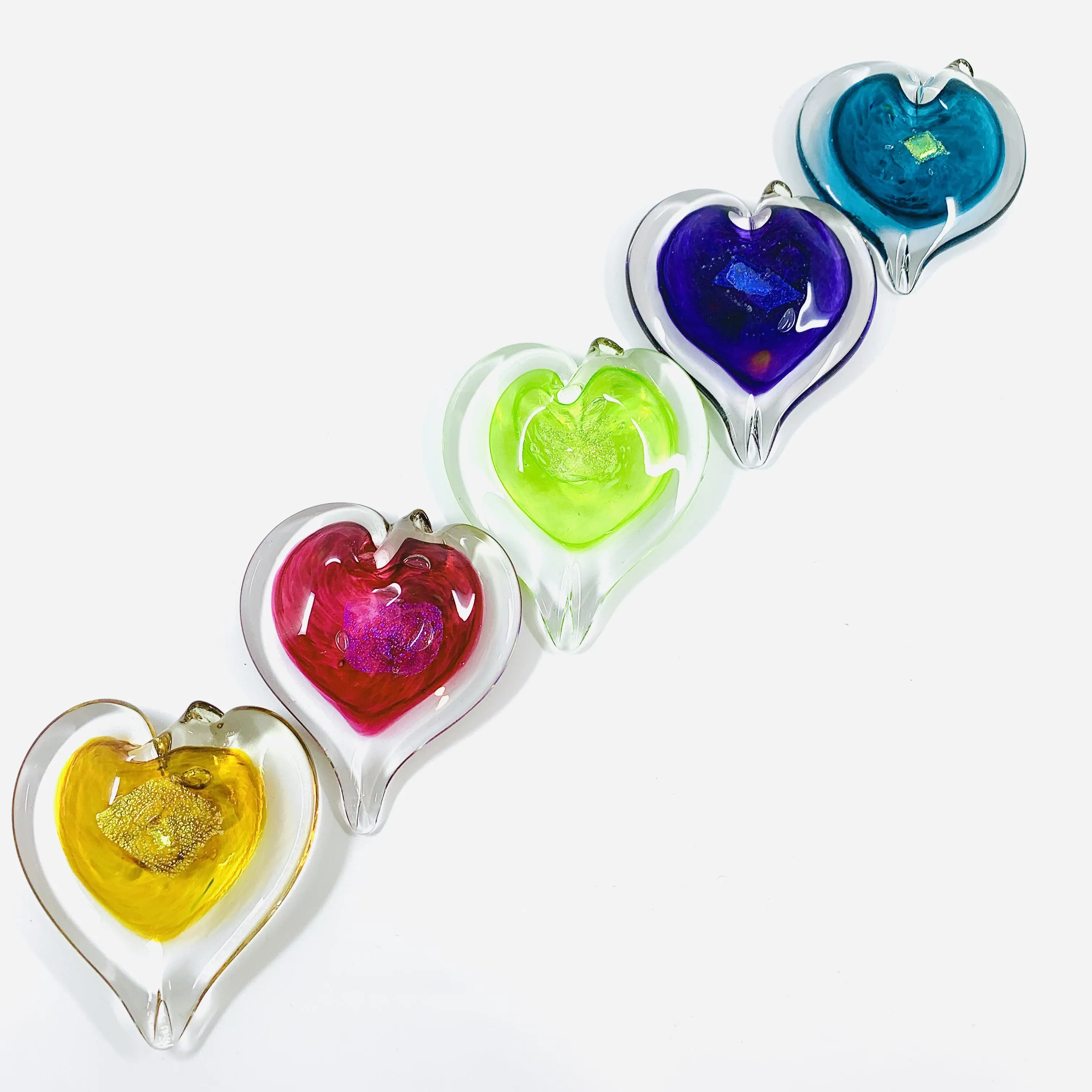 August Birthstone Small Heart- Peridot