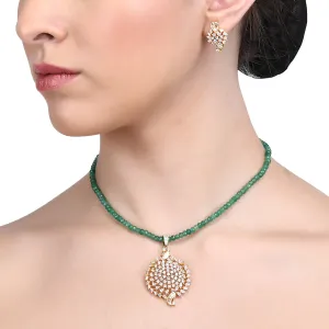 Bakshi Zircon Pendant Set