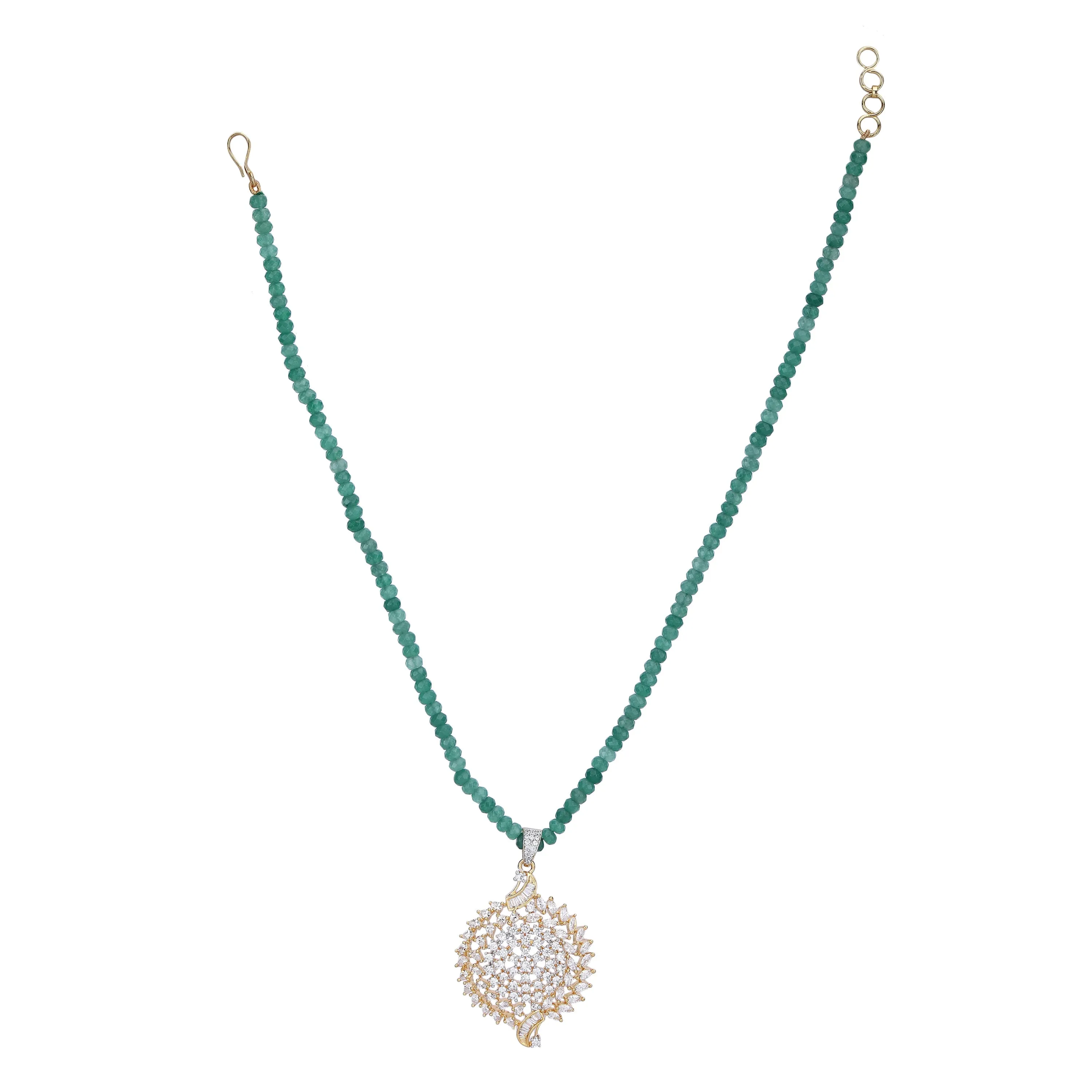 Bakshi Zircon Pendant Set
