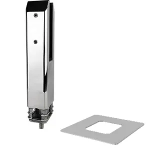 Balustrade Spigot Madrid Deluxe SS2205 Core Drill Spigot With Dress Ring (suits 15mm to 17.52mm glass)