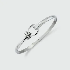 Bayswater Solid Sterling Silver Rope Bangle