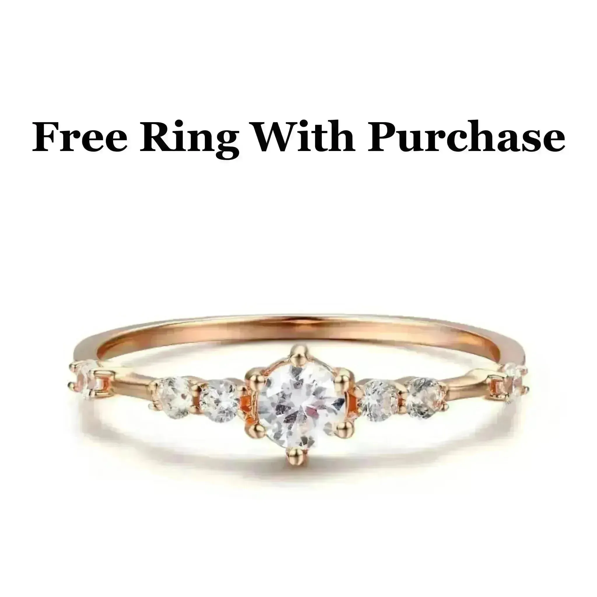 Blue Topaz Solitaire Ring with White Topaz Accents