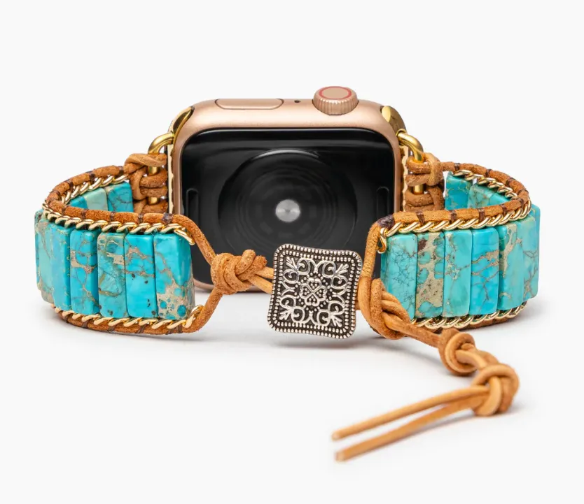Bracelet pour Apple Watch en Turquoise Natif
