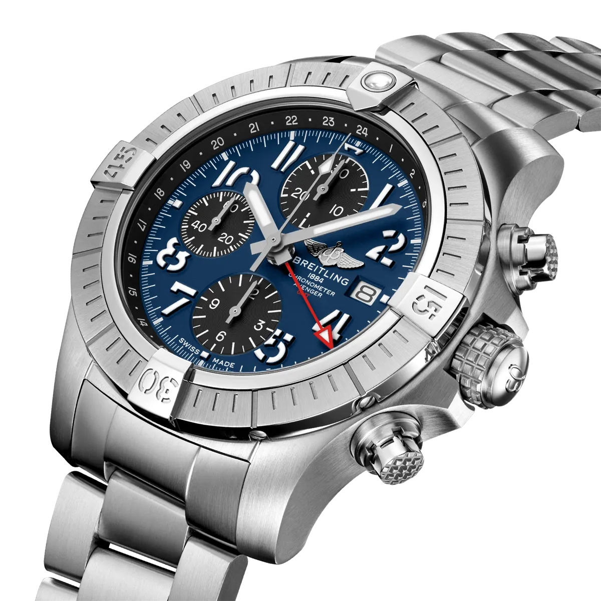 Breitling Avenger Chronograph GMT 45 - Blue Dial
