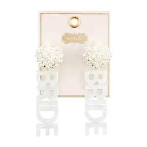 BRIDE EARRINGS BY MUD PIE