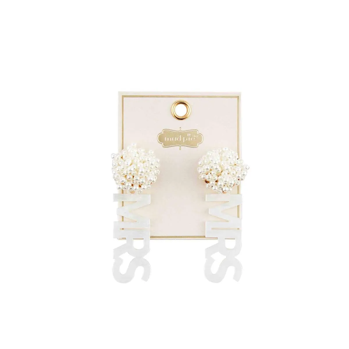 BRIDE EARRINGS BY MUD PIE