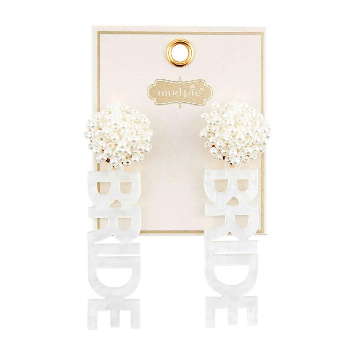 BRIDE EARRINGS BY MUD PIE