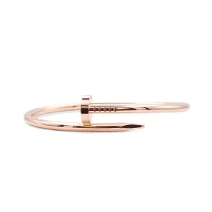Cartier Juste Un Clou Bangle - Size 18 - 18ct Rose Gold