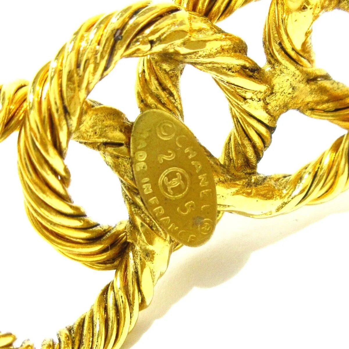 Chanel - Gold Hardware Bangle