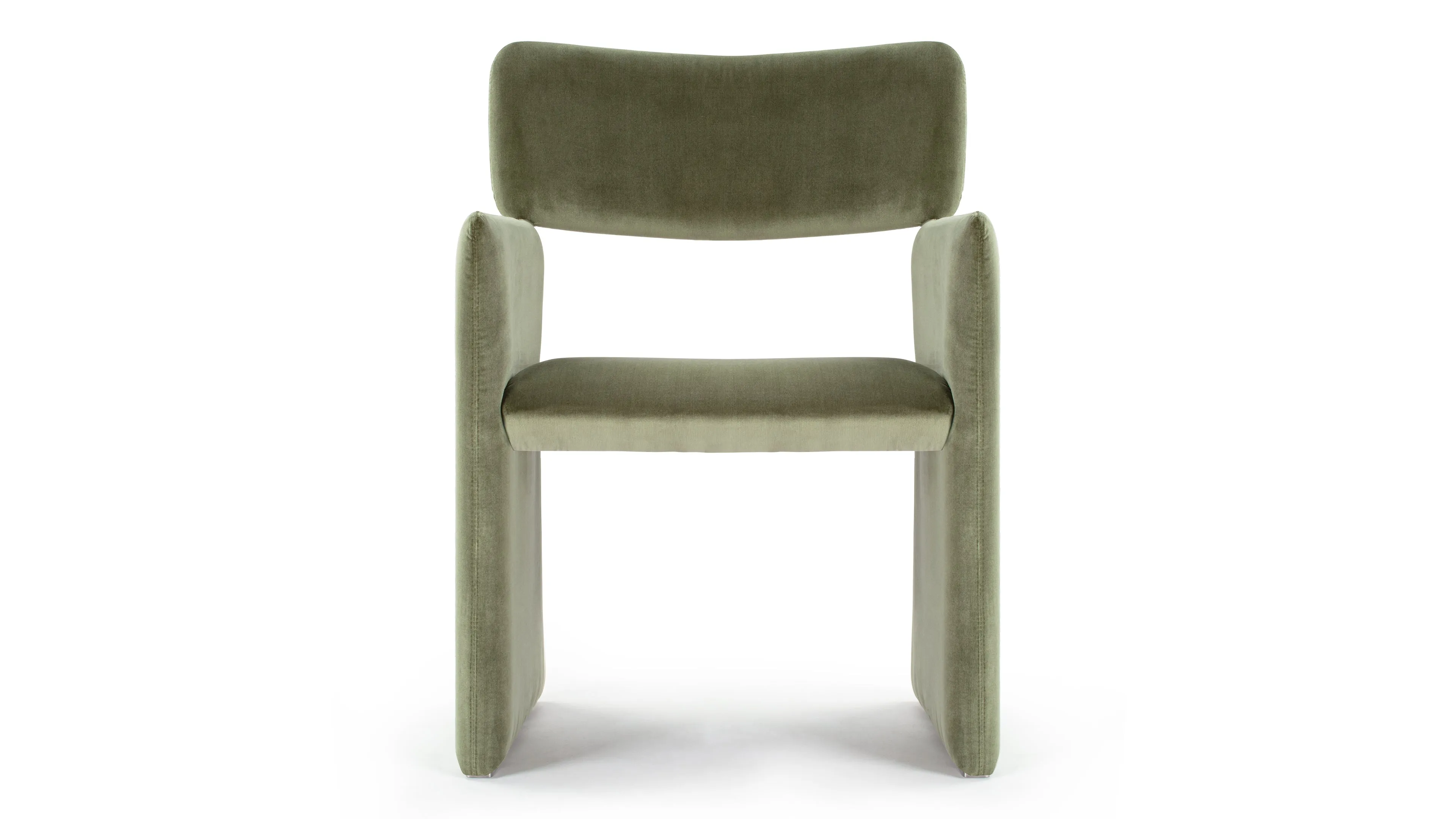 Crown - Crown Armchair, Olive Green Velvet