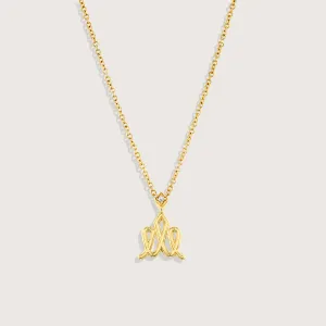Crown Gold Necklace