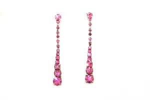 Crystal Pink Earrings