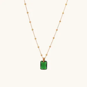 Dazzling Emerald Necklace
