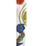 Diamante Fish Lucky Charm Liberty Print Braid Bracelet