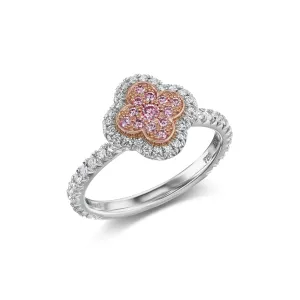 Diamond Argyle Azalea Halo Ring