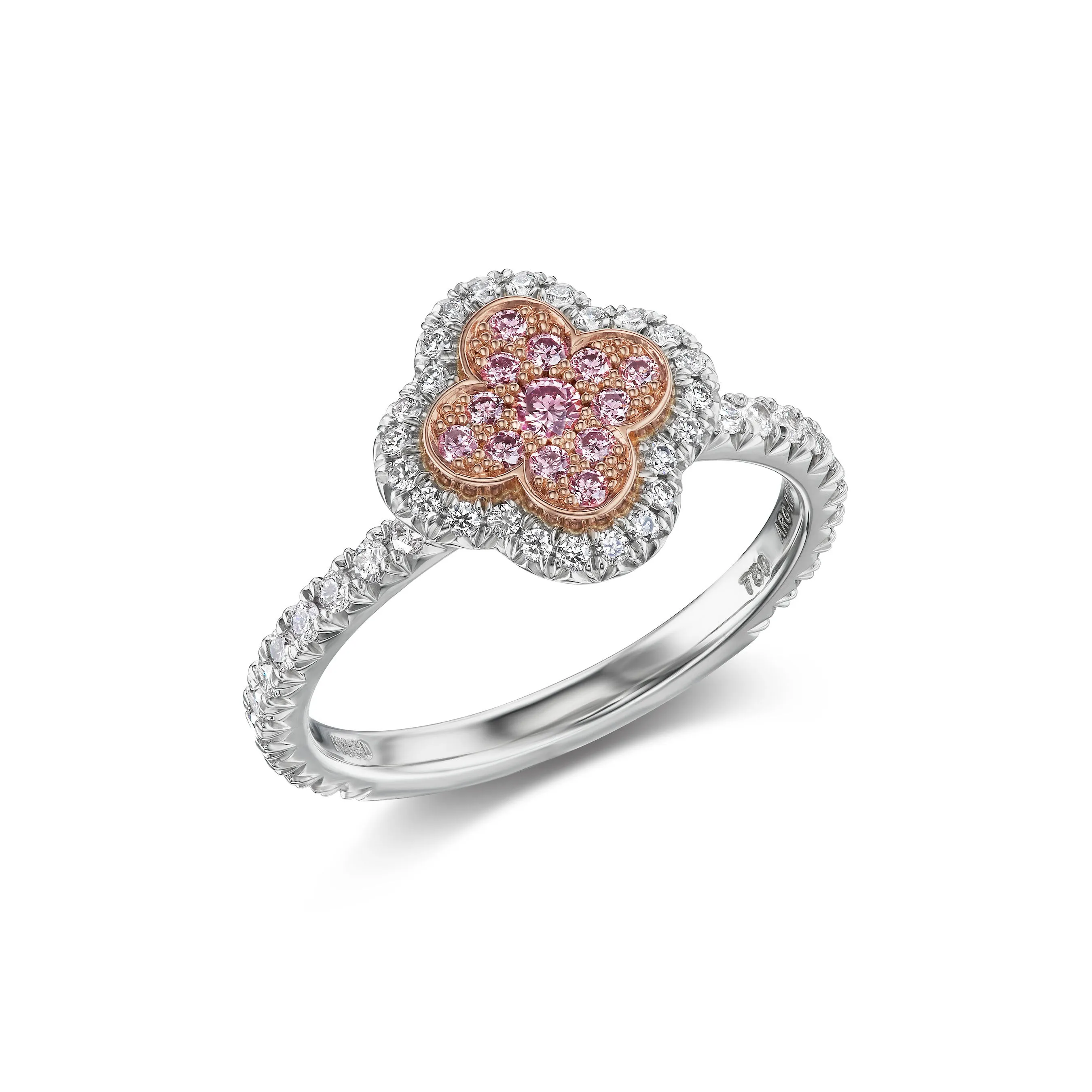Diamond Argyle Azalea Halo Ring