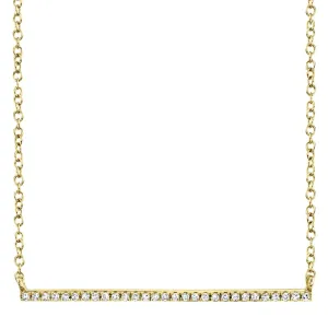 Diamond Bar Necklace 4690117