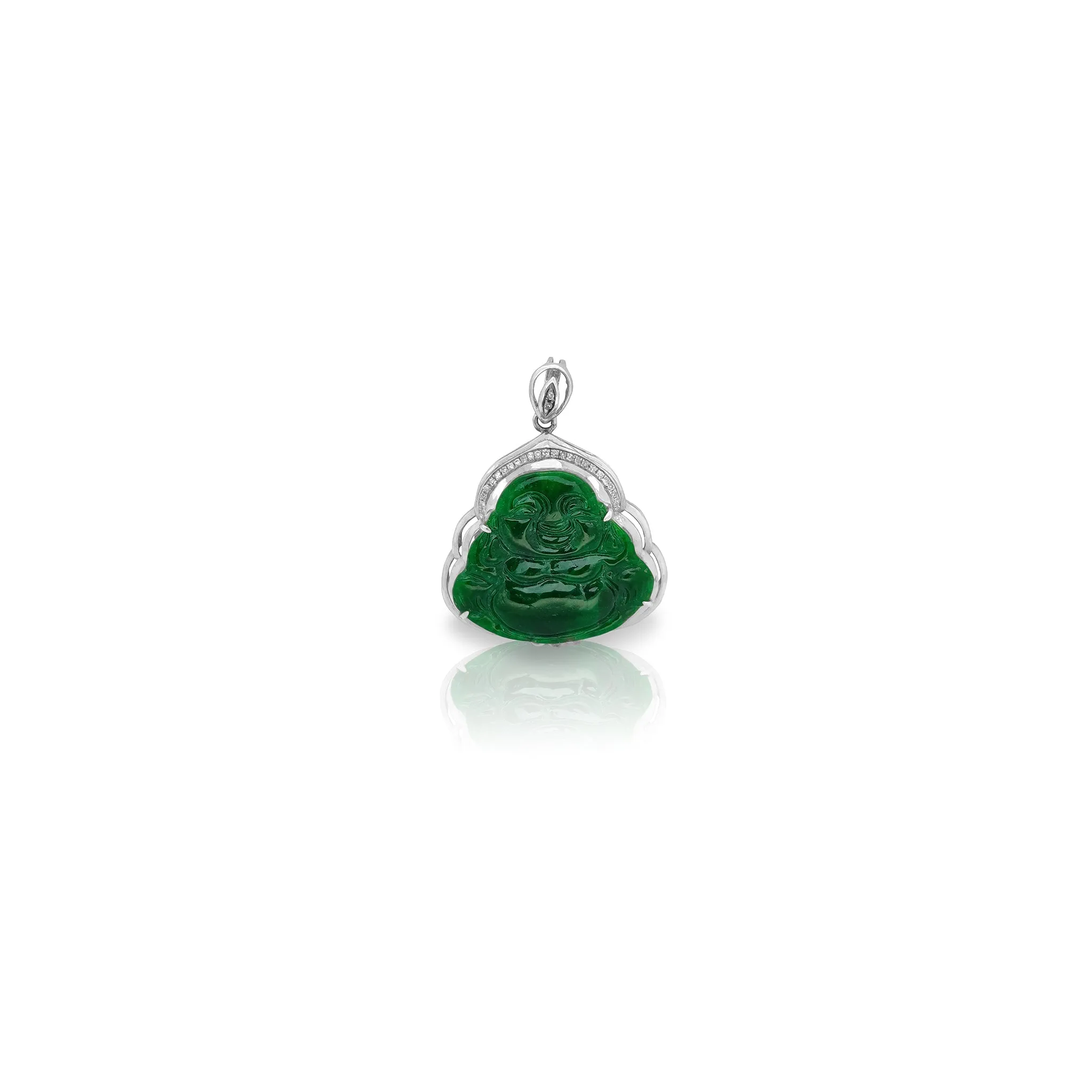 Diamond Buddha Halo Framed (18K)