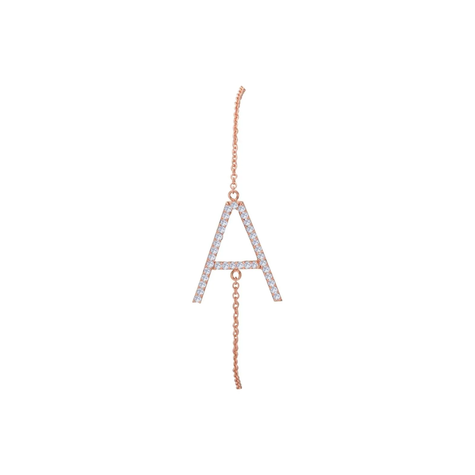 Diamond Letter Bracelet