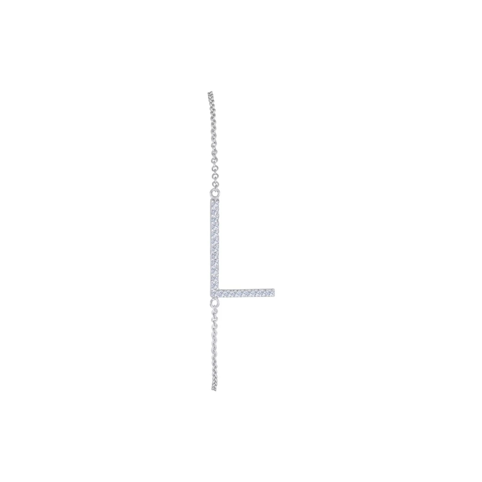 Diamond Letter Bracelet