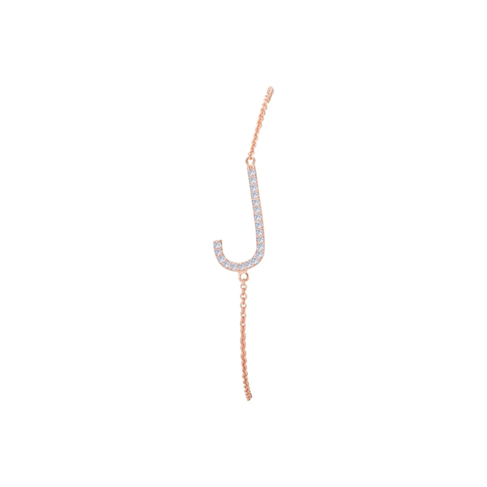 Diamond Letter Bracelet