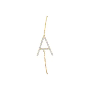 Diamond Letter Bracelet