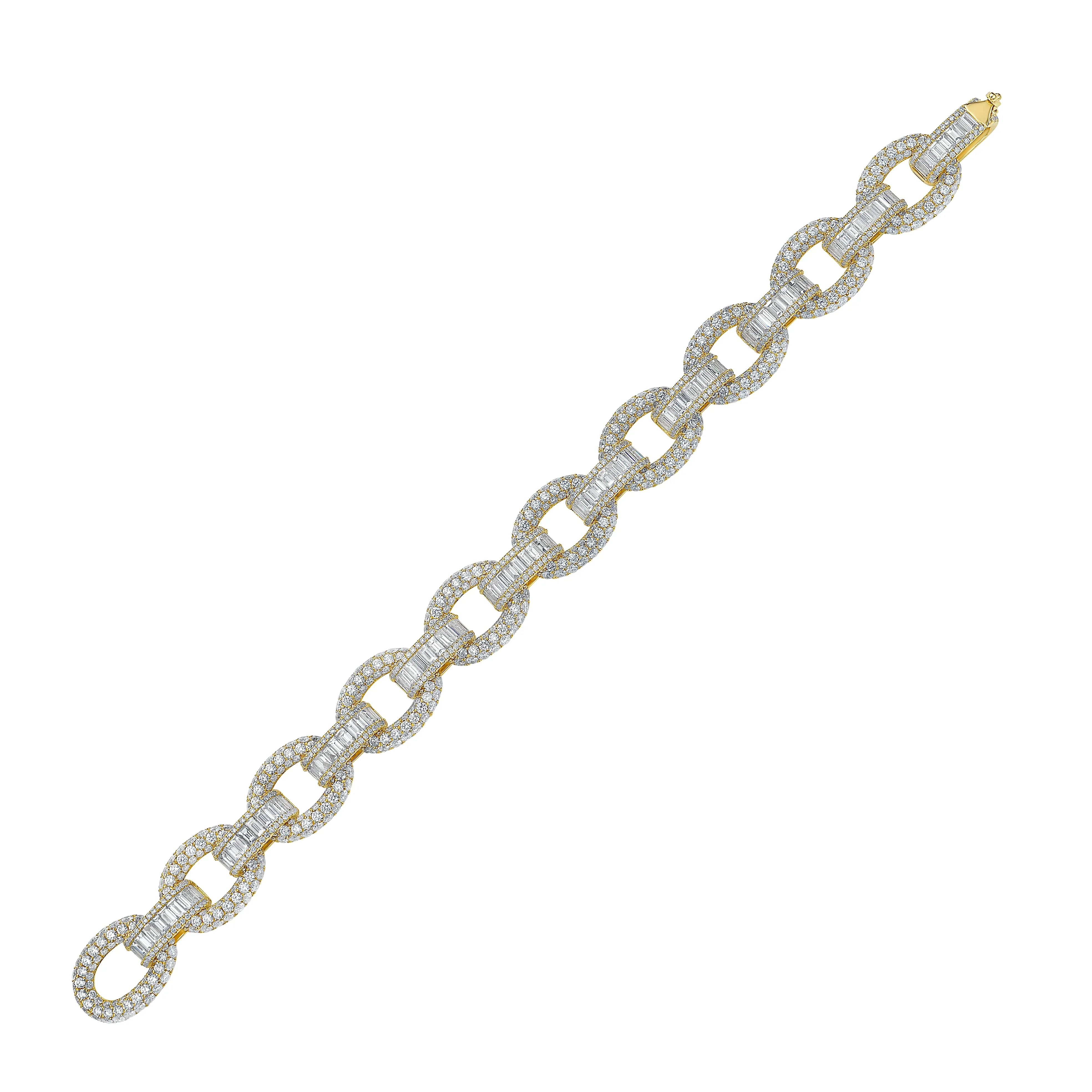 Diamond Link Bridge Bracelet