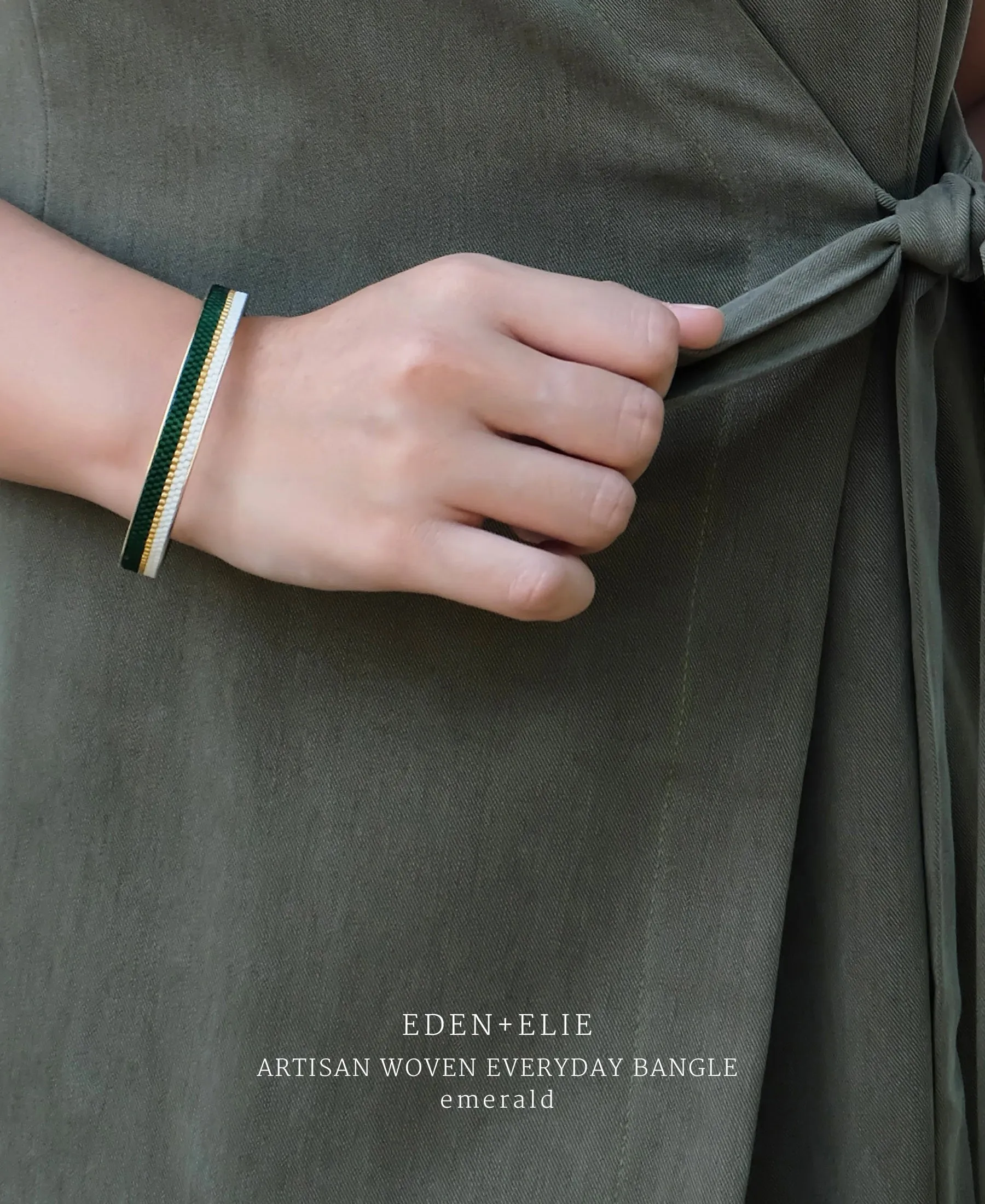 EDEN   ELIE Everyday Gold Narrow Bangle - cerise