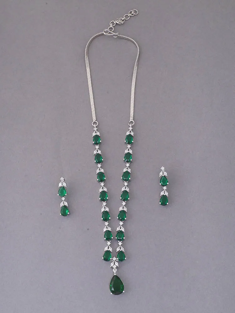 Emerald  Eve Zirconia Jewellery Set