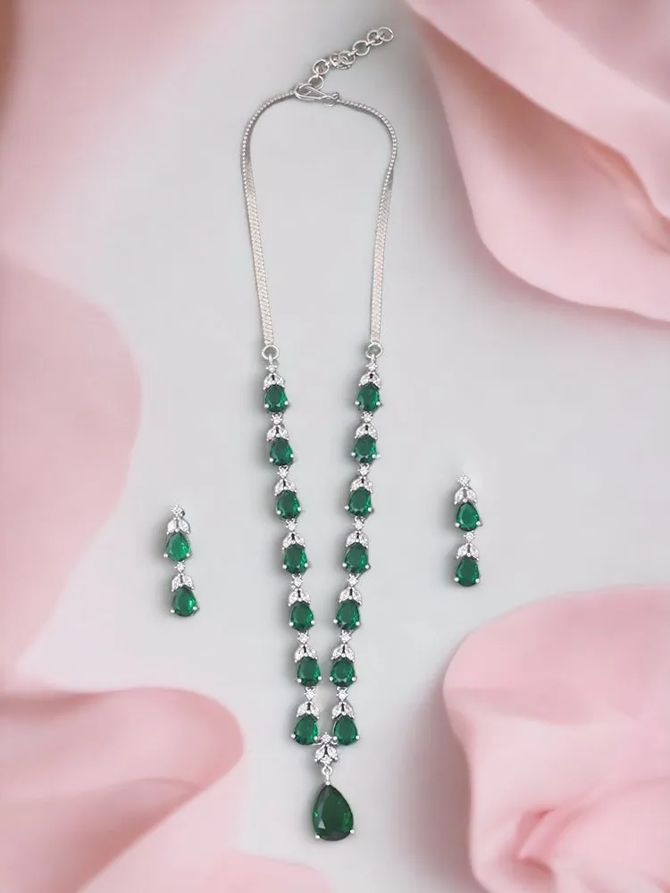 Emerald  Eve Zirconia Jewellery Set