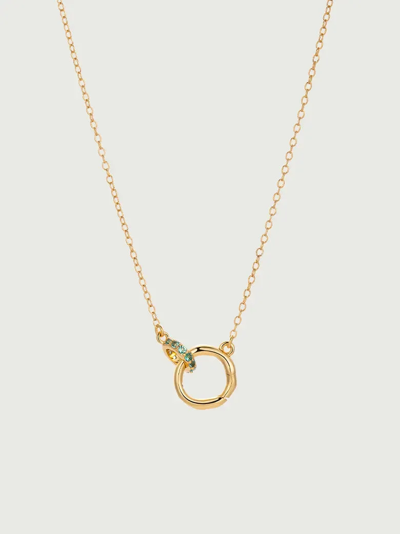 Encircle Loops Emerald Necklace